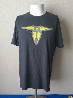XFL San Antonio Brahmas L Charcoal Gray Short Sleeve Tee